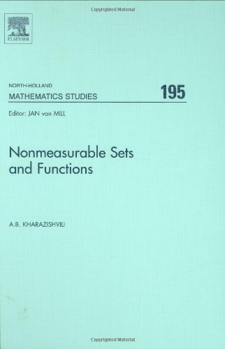 Nonmeasurable Sets And Functions 1st Ed Ab Kharazishvili Eds