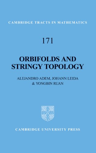 Orbifolds And Stringy Topology Alejandro Adem Johann Leida Yongbin Ruan