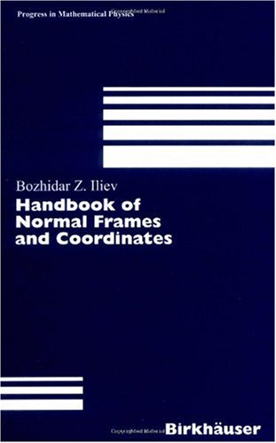 Handbook Of Normal Frames And Coordinates 1st Edition Bozhidar Z Iliev Auth
