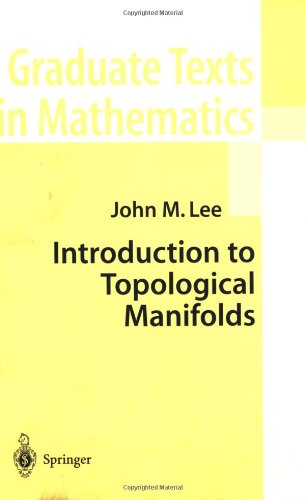 Introduction To Topological Manifolds 2nd Edition John M Lee Auth
