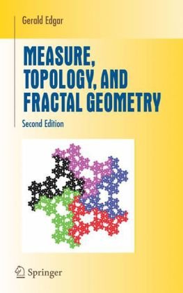 Measure Topology And Fractal Geometry 2nd Ed Gerald Edgar