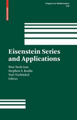 Eisenstein Series And Applications 1st Edition Ben Brubaker Daniel Bump