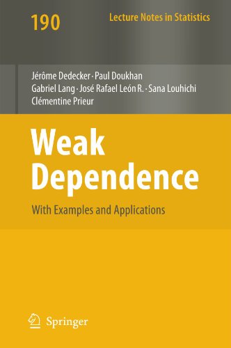 Weak Dependence With Examples And Applications Jérôme Dedecker