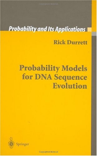 Probability Models For Dna Sequence Evolution 1st Edition Rick Durrett