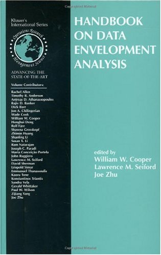Handbook On Data Envelopment Analysis 1st Edition William W Cooper