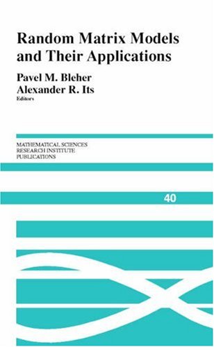 Random Matrix Models And Their Applications 1st Edition Pavel Bleher