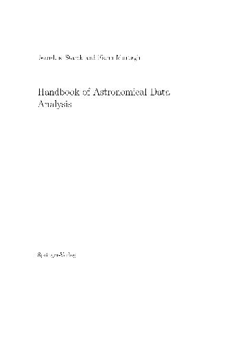 Handbook Of Astronomical Data Analysis Starck Jl Murtagh F