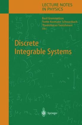 Discrete Integrable Systems 1st Edition Md Kruskal B Grammaticos