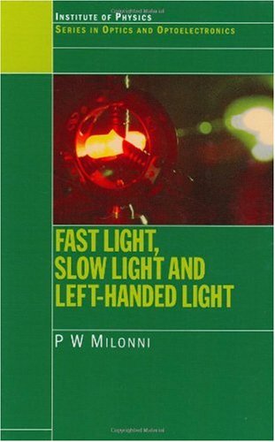Fast Light Slow Light And Lefthanded Light 1st Edition Pw Milonni