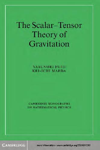 The Scalartensor Theory Of Gravitation Fujii Y Maeda K