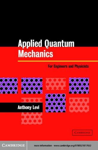 Applied Quantum Mechanics 1st Afj Levi