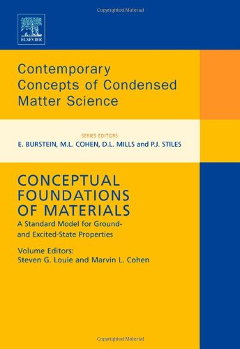 Conceptual Foundations Of Materials A Standard Model For Ground And Excited State Properties 1st Edition Steven G Louie And Marvin L Cohen Eds