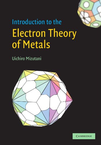 Introduction To The Electron Theory Of Metals 1st Edition Uichiro Mizutani