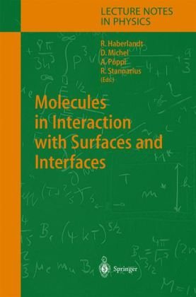 Molecules In Interaction With Surfaces And Interfaces 1st Edition Siegfried Fritzsche
