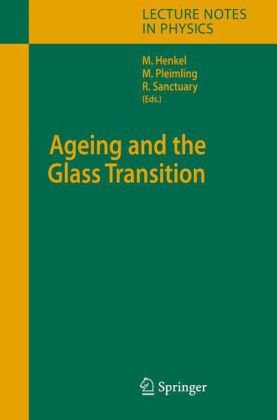 Ageing And The Glass Transition 1st Edition Malte Henkel Michel Pleimling