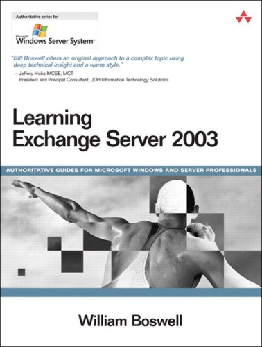 Learning Exchange Server 2003 1st Edition William Boswell