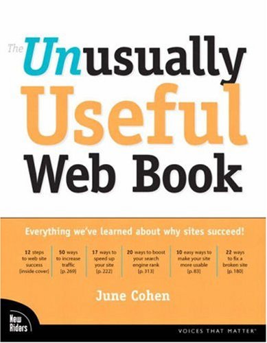 The Unusually Useful Web Book 1st Edition June Cohen