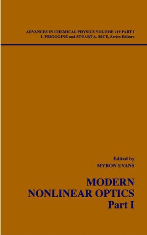 Modern Nonlinear Optics Part 1 2nd Edition Myron W Evans Editor