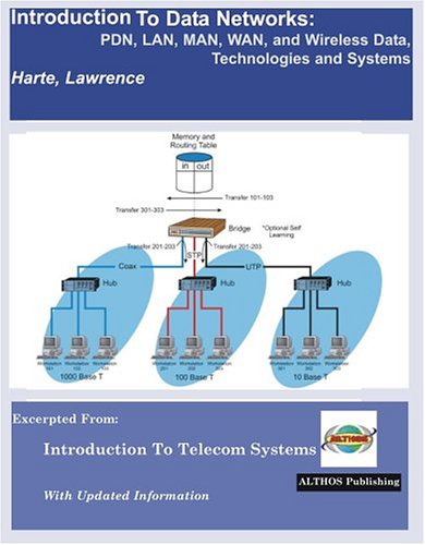 Introduction To Data Networks Pdn Lan Man Wan And Wireless Data Technologies And Systems Lawrence Harte