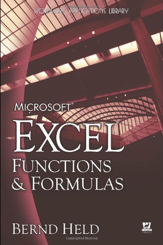 Microsoft Excel Functions And Formulas Excel 97 Excel 2003 Bernd Held