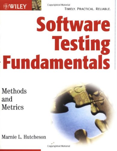 Software Testing Fundamentals 1st Marnie L Hutcheson