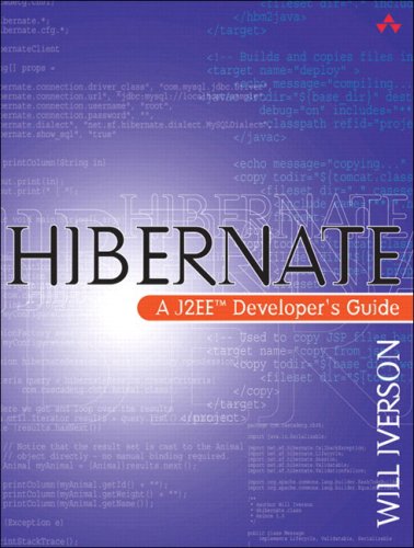Hibernate A J2ee Developers Guide Will Iverson