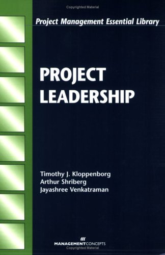 Project Leadership Timothy J Kloppenborg Arthur Shriberg Jayashree Venkatraman