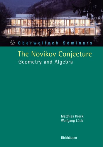 The Novikov Conjecture Geometry And Algebra 1st Edition Matthias Kreck