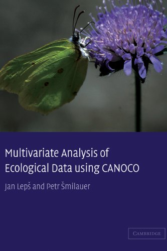 Multivariate Analysis Of Ecological Data Illustrated Edition Jan Leps