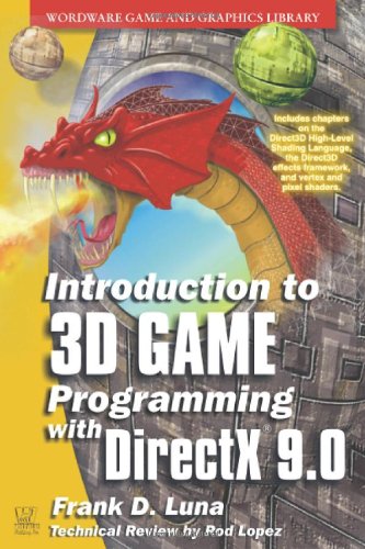 Introduction To 3d Game Programming With Directx 90 1st Edition Frank D Luna