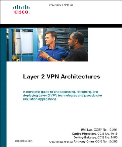 Layer 2 Vpn Architectures 1st Edition Wei Luo Carlos Pignataro