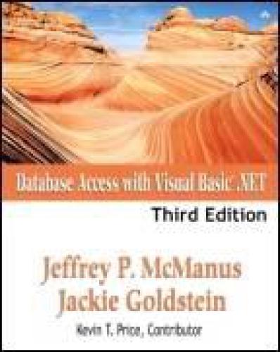 Database Access With Visual Basic Net 3rd Edition Jeffrey P Mcmanus
