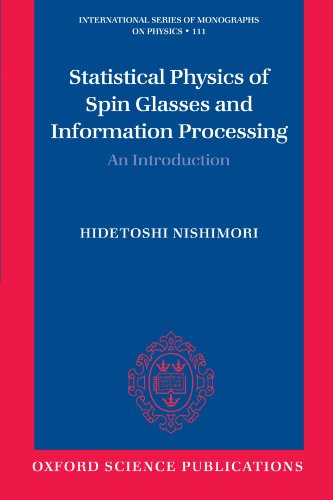 Statistical Physics Of Spin Glasses And Information Processing Hidetoshi Nishimori