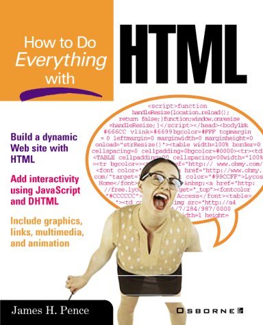 How To Do Everything With Html 1st Edition James H Pence