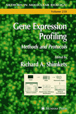 Gene Expression Profiling Methods And Protocols 1st Edition Richard A Shimkets Auth