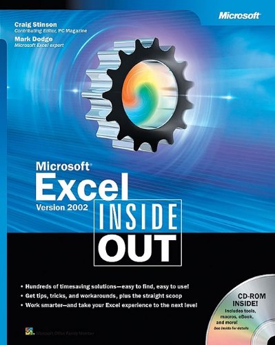 Microsoft Excel Version 2002 Inside Out 1st Edition Mark Dodge