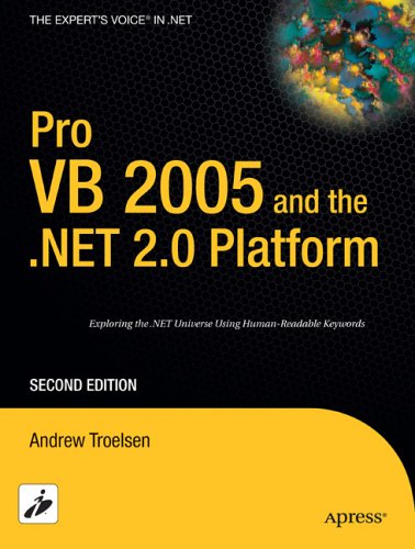 Pro Vb 2005 And The Net 20 Platform 2nd Edition Andrew Troelsen