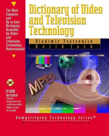 Dictionary Of Video Television Technology Book Cd Rom Keith Jack