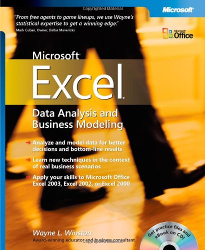 Microsoft Excel Data Analysis And Business Modeling Wayne L Winston