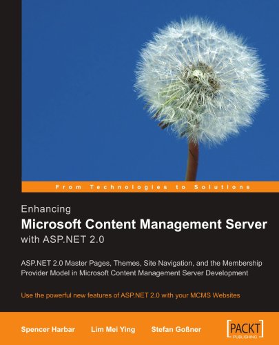 Enhancing Microsoft Content Management Server With Aspnet 20 Spencer Harbar