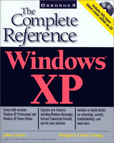 Windows Xp The Complete Reference Margaret Young John R Levine