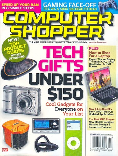 Computer Shopper December 2006 Editors Of Computer Shopper Magazine