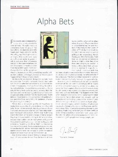 Harvard Business Review May 2004 1st Edition