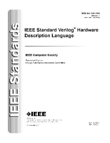 13642001 Ieee Standard Verilog Hardware Description Language