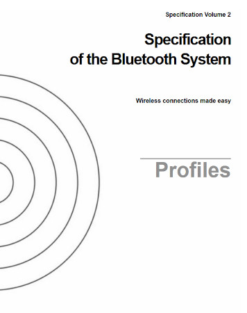 Specification Of The Bluetooth System Volume 2 Wireless Connections Made Easy Version 11 Bluetooth