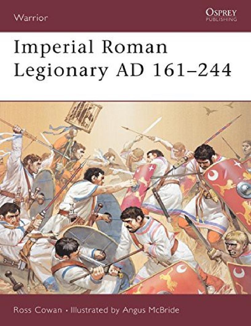 Imperial Roman Legionary 161284 Ad Ross Cowan