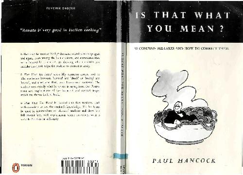 Is That What You Mean 50 Common Mistakes And How To Correct Them Paul Hancock
