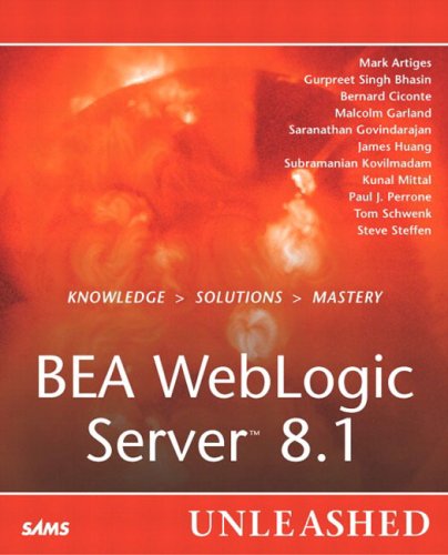 Bea Weblogic Server 81 Unleashed Mark Artiges Gurpreet Singh Bhasin