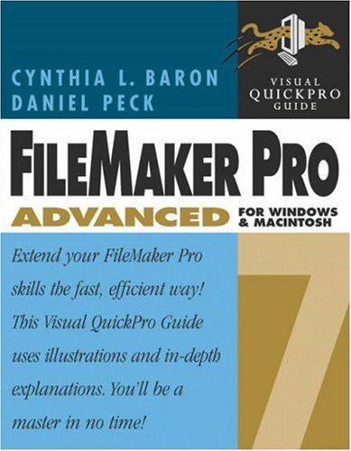 Filemaker Pro 7 Advanced For Windows And Macintosh Cynthia L Baron