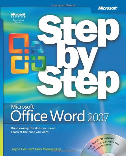 Microsoft Office Word 2007 Step By Step Joyce Cox Joan Lambert Iii